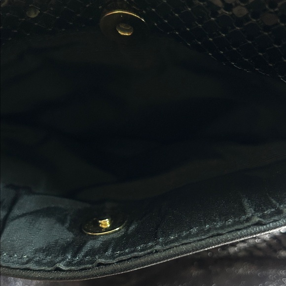 Whiting & Davis Black Mesh Cosmetic Bag #5600 - Picture 4 of 7